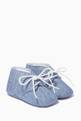 thumbnail of Lace-up Crib Shoes in Canvas   #0
