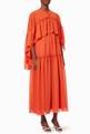 thumbnail of Cascading Tiers Maxi Dress in Crepe   #0