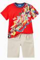 thumbnail of Newspaper Patchwork Print T-shirt in Cotton Jersey  #1