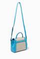 thumbnail of La Medusa Small Top Handle Bag in Canvas & Leather  #2