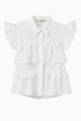 thumbnail of Popeline Frill Shirt in Cotton  #0