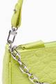 thumbnail of Mini Rachel Shoulder Bag with Chain in Crocodile Embossed Leather     #4