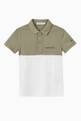 thumbnail of Colour-block Polo Shirt in Organic Cotton Piqué      #0