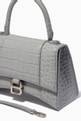 thumbnail of Hourglass Small Top Handle Bag in Shiny Croc-embossed Calfskin   #5