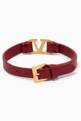 thumbnail of Valentino Garavani VLOGO Bracelet in Leather #2