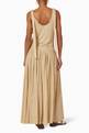 thumbnail of Pleated Maxi Dress in Linen Jersey    #2
