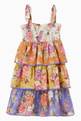 thumbnail of Pattie Shirred Tiered Dress in Cotton  #1
