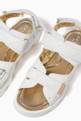 thumbnail of Sandals in Quilted Faux Leather #4