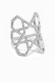 thumbnail of Arabesque Deco Diamond Ring in 18kt White Gold   #0