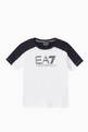 thumbnail of Contrast EA7 Logo Print T-shirt in Cotton #0