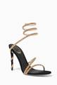 thumbnail of Cleo Embellished Wrap-around Heel Sandals in Suede #2