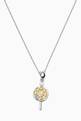 thumbnail of Lollipop Yellow Sapphire Diamond Pendant in 18kt White Gold #0