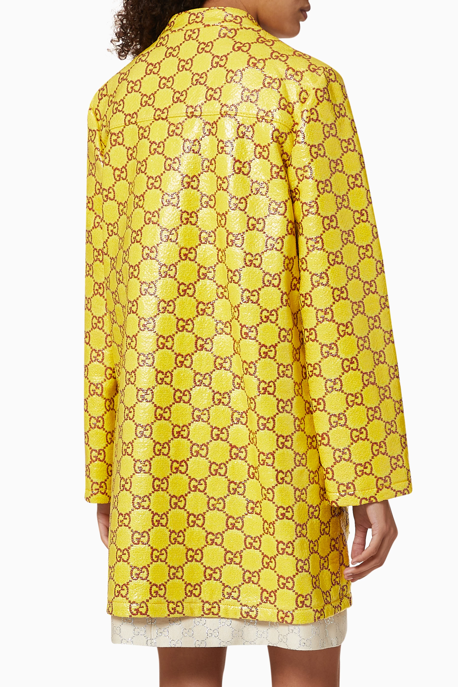Yellow gucci jacket new arrivals