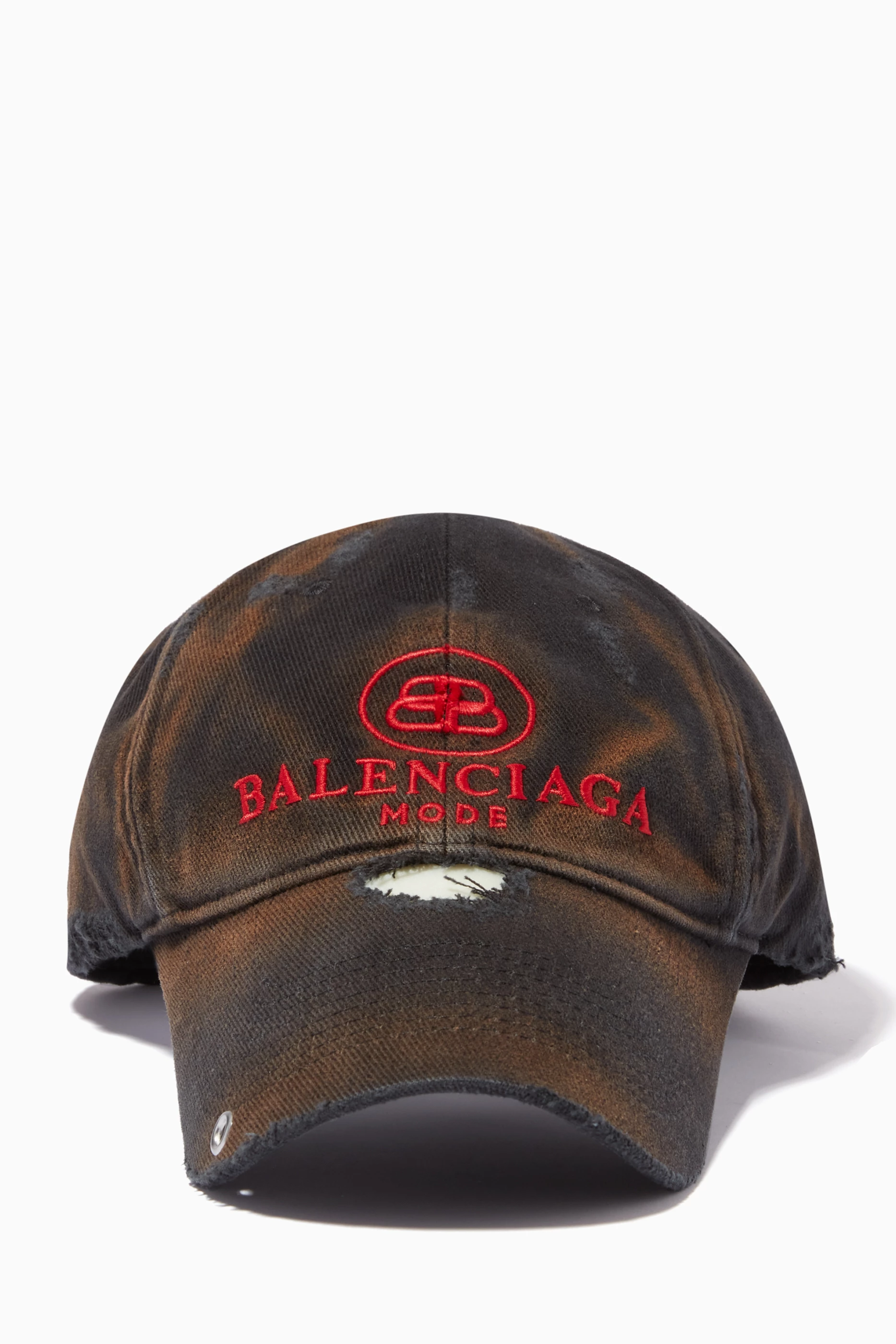BALENCIAGA BB DESTROYED CAP キャップ バレンシアガ-
