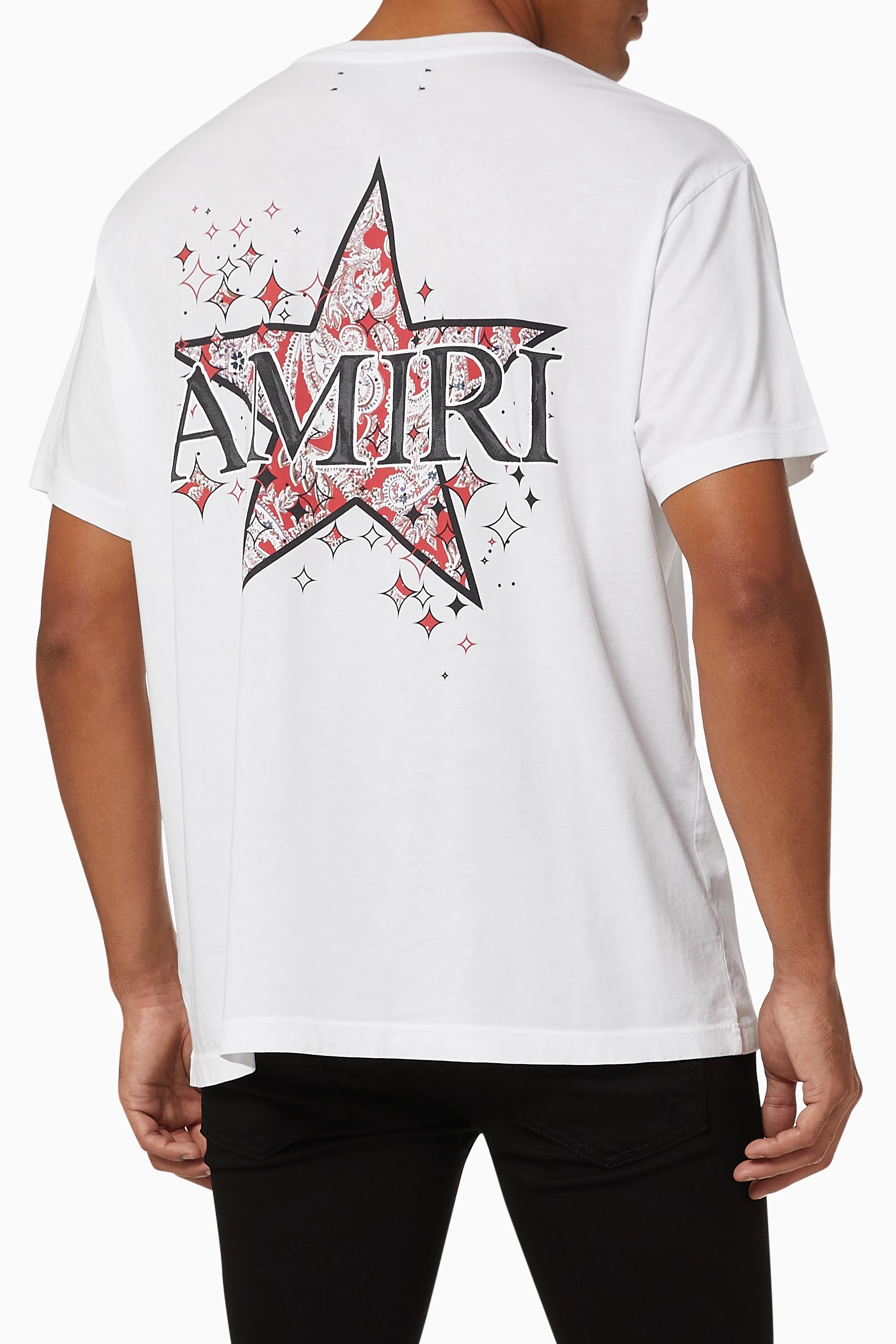 新品同様 AMIRI アミリ PAISLEY STAR TEE Mサイズ-