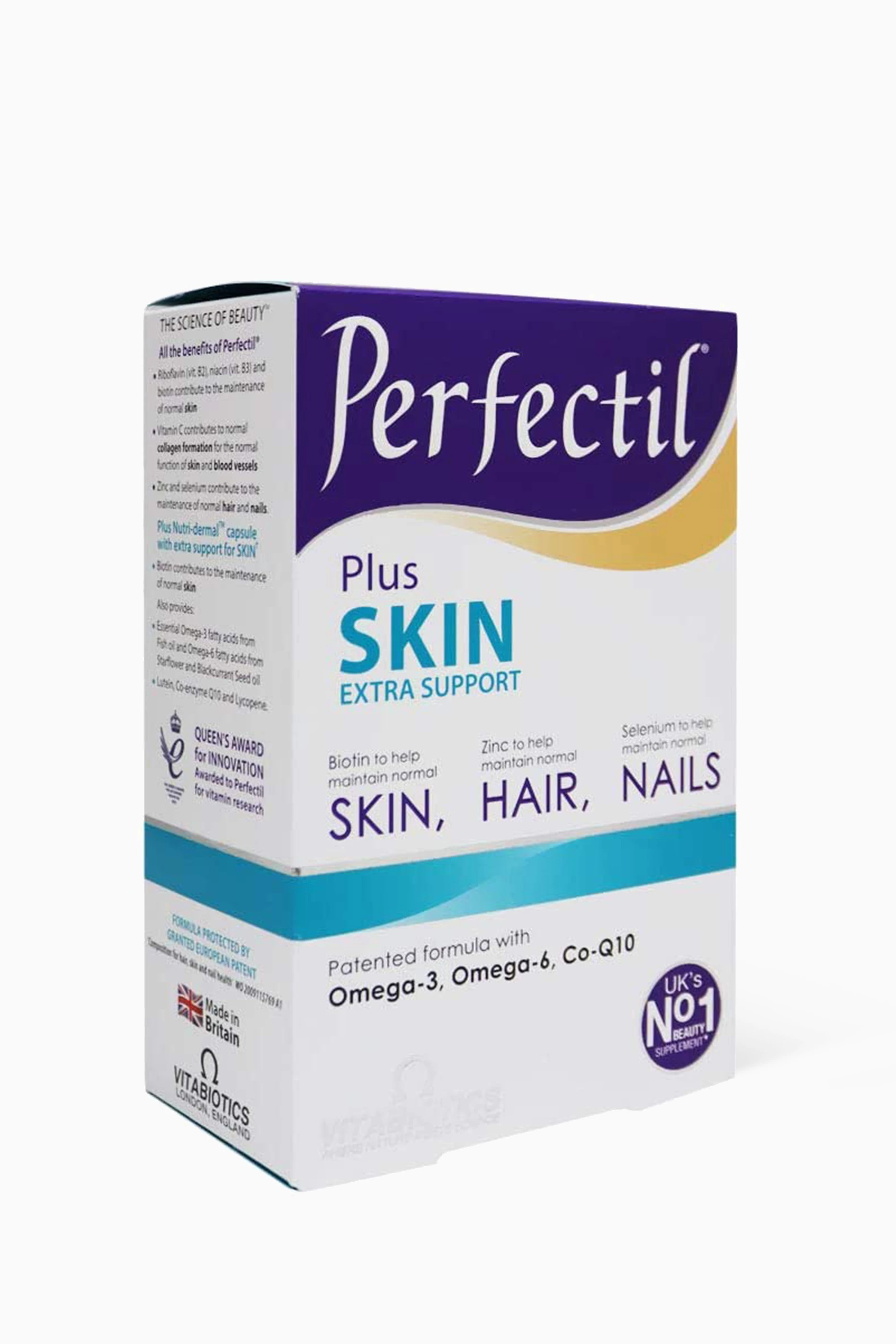 Shop Vitabiotics Multicolour Perfectil Plus Skin 56 Capsules Tablets For Women Ounass Uae