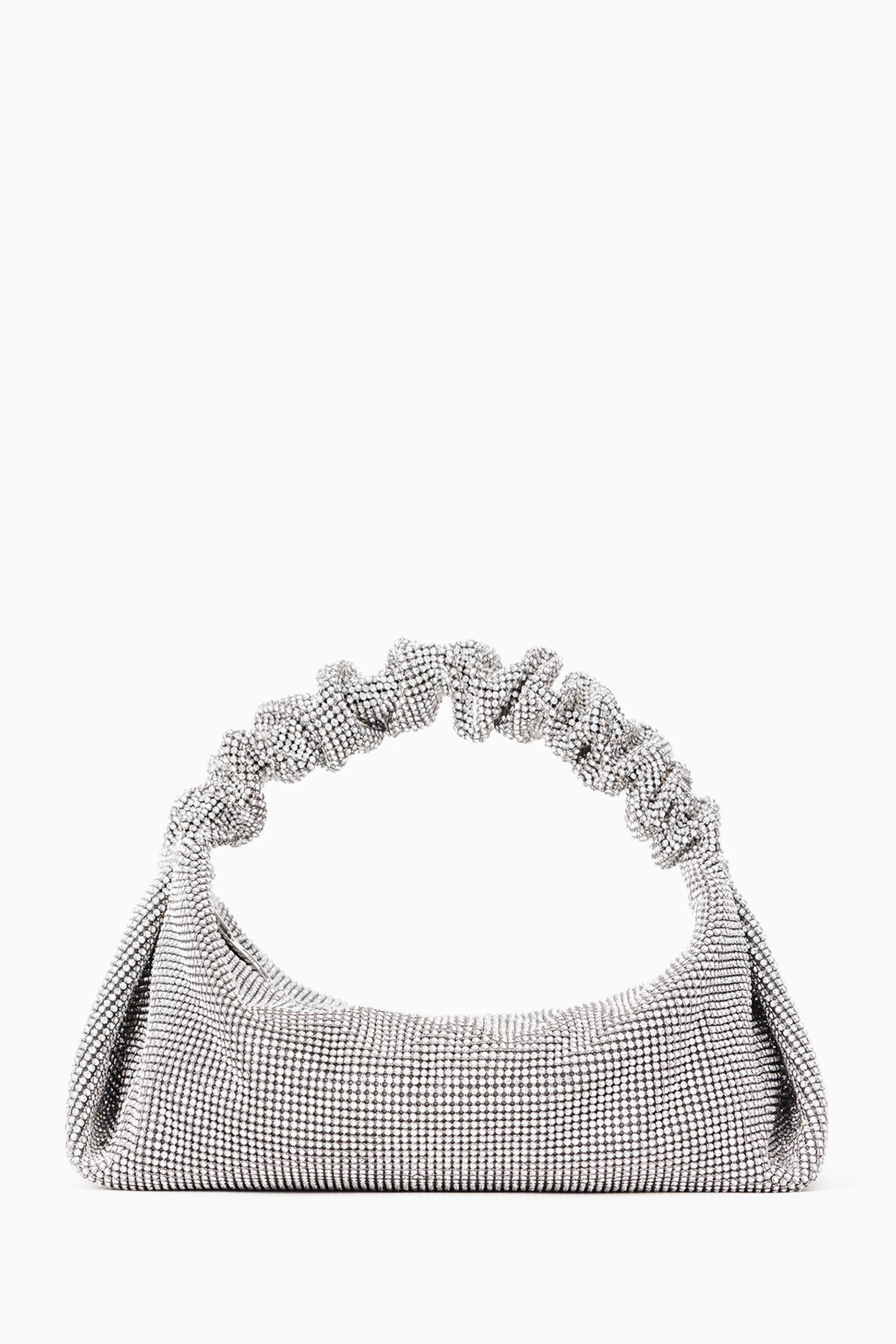 Alexander Wang Scrunchie Crystal Mini Bag in White Womens Bags Top-handle bags 