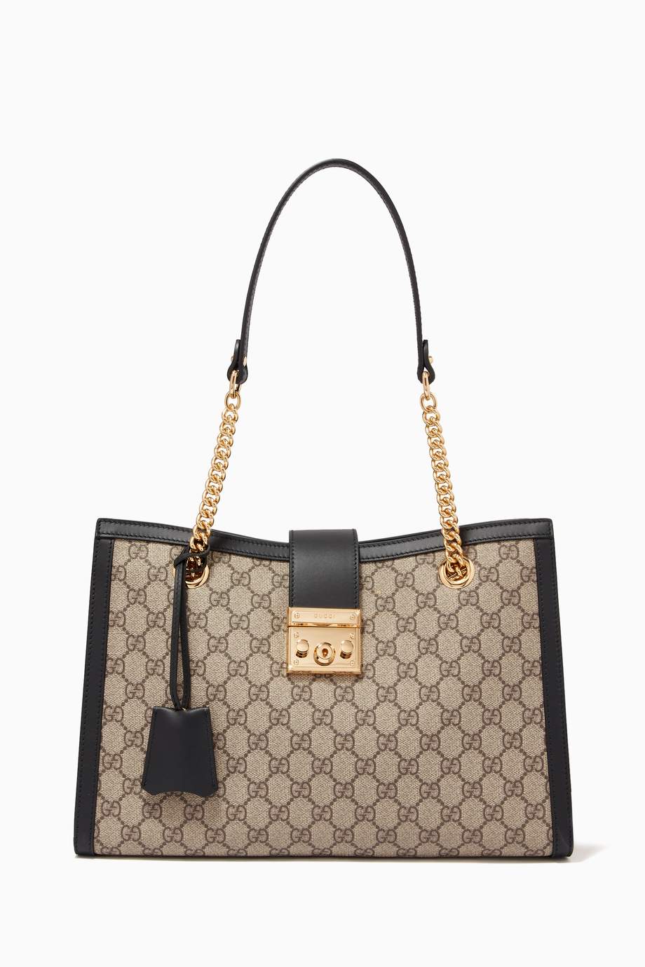 Gucci NEW SEASON Medium Padlock GG Shoulder Bag in Canvas price in