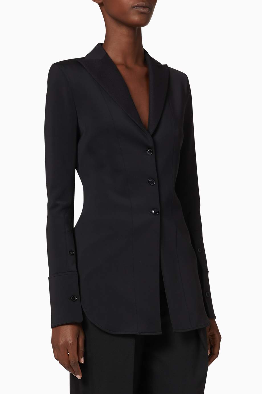 Alexander wang hotsell fitted shirt jacket