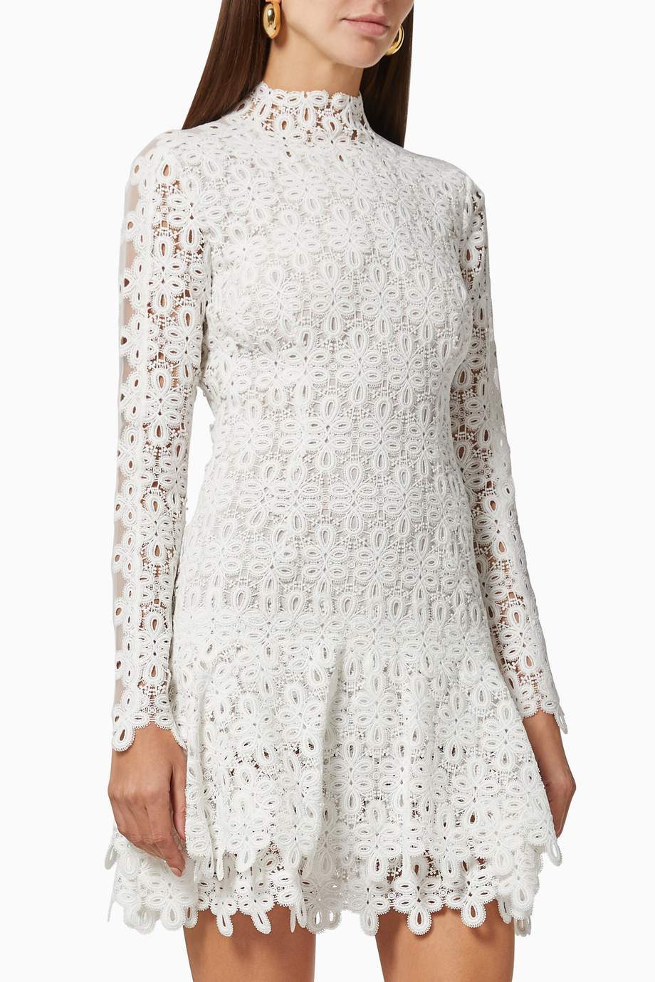 Jonathan simkhai top white lace dress