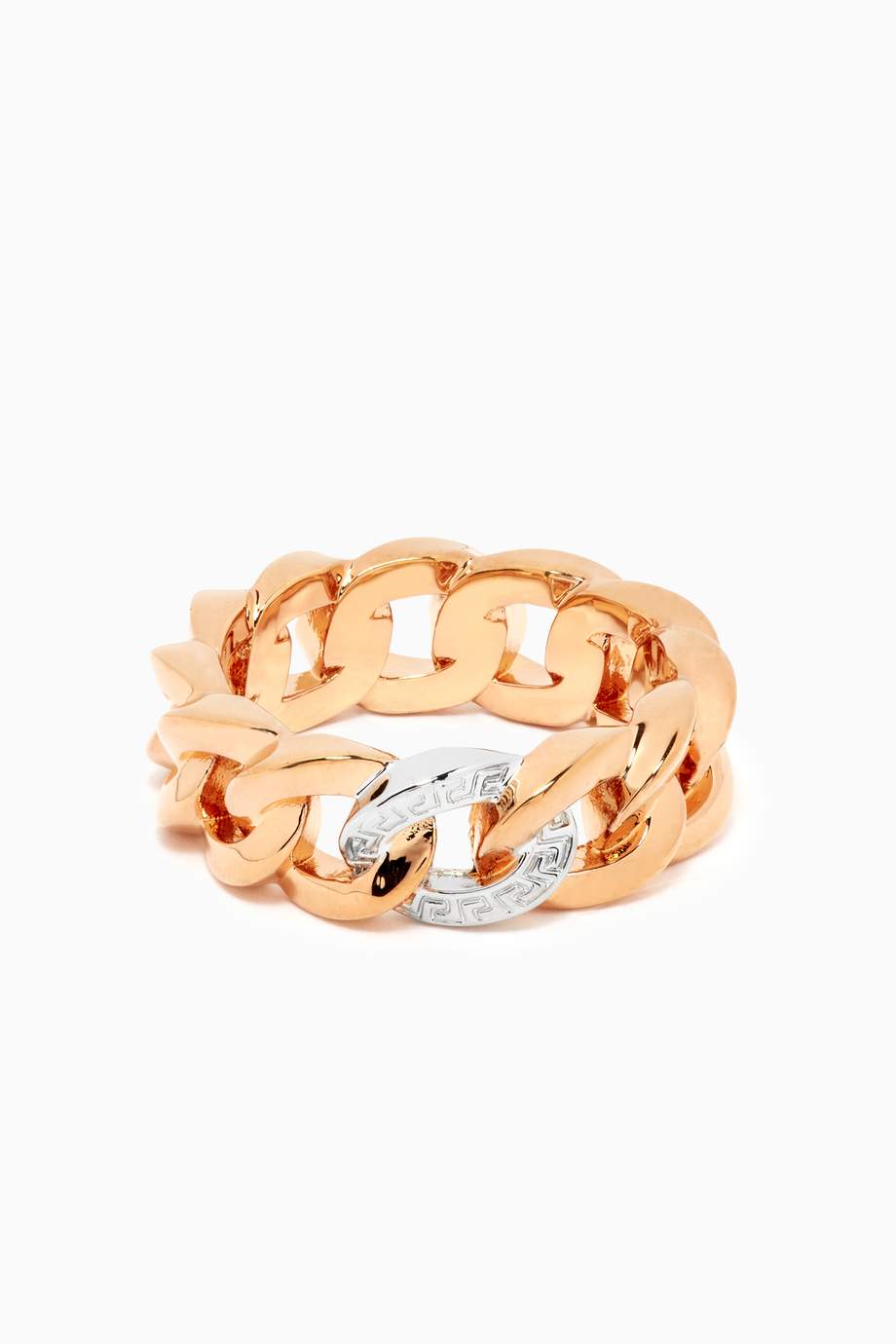 Versace Medusa Chain Ring in Brass price in Doha Qatar Compare