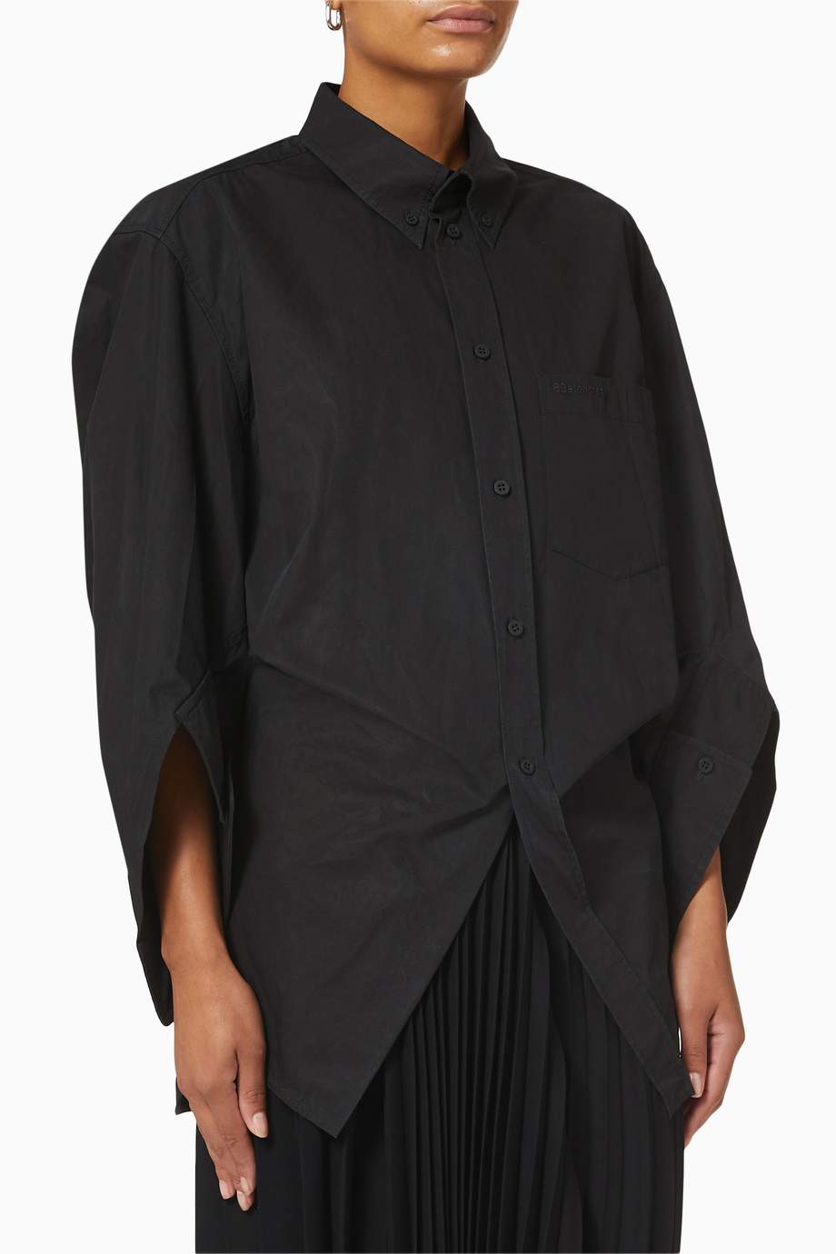 Balenciaga swing collar shirt store