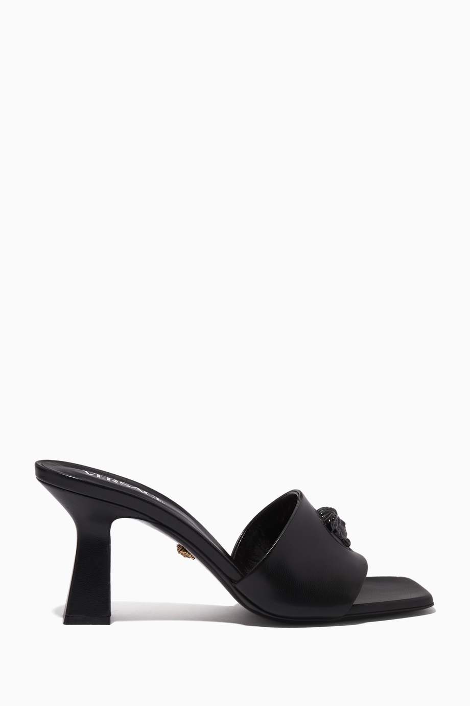 Versace on sale mule heels
