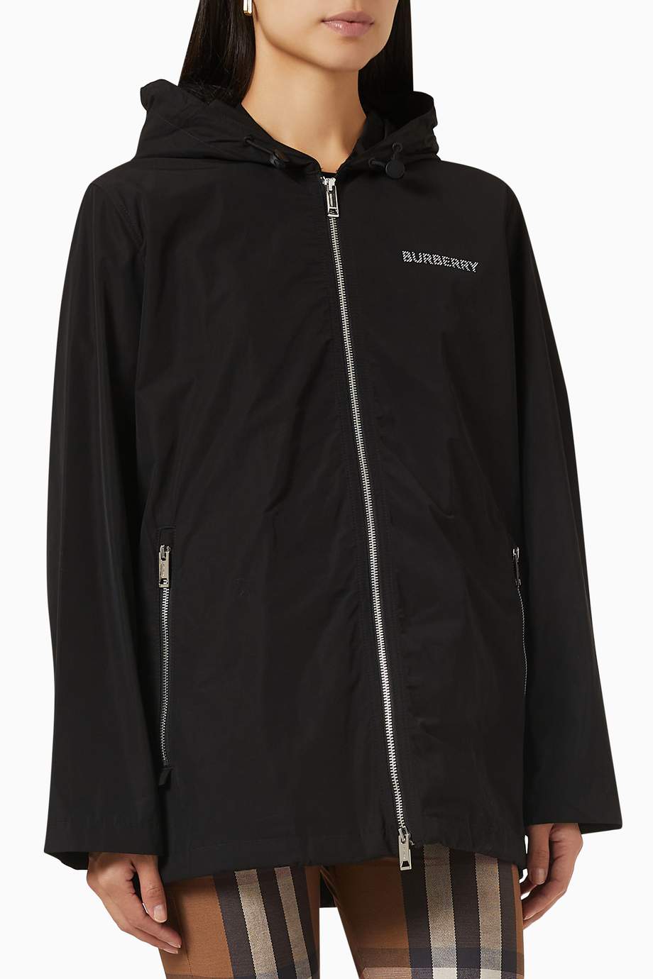 Burberry NEW SEASON Everton Hooded Jacket in Cotton price in Doha