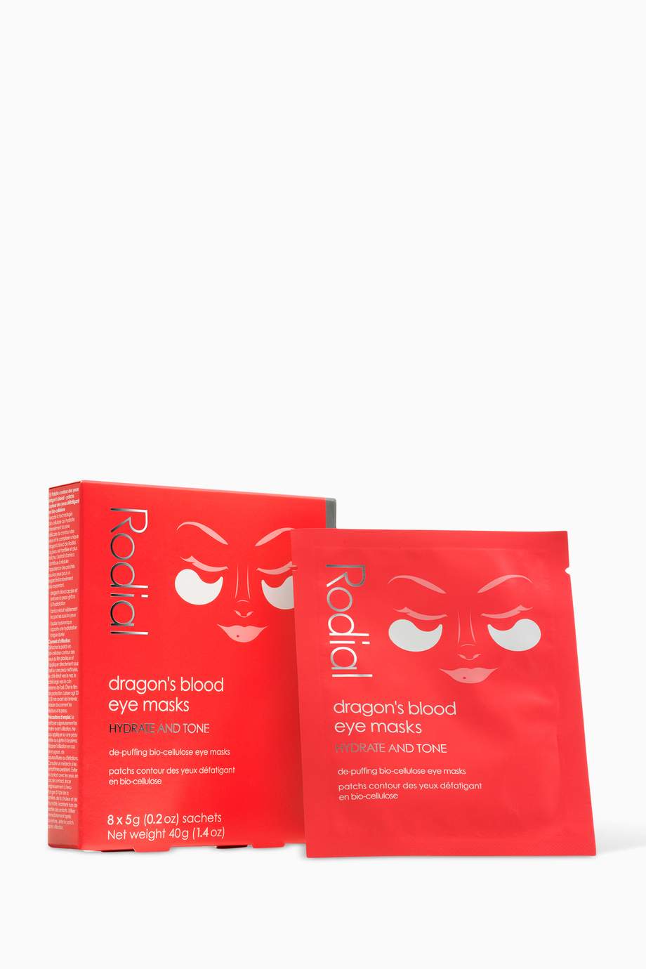 Shop Rodial Multicolour Dragon S Blood Eye Masks Set Of Eight For Women Ounass Bahrain