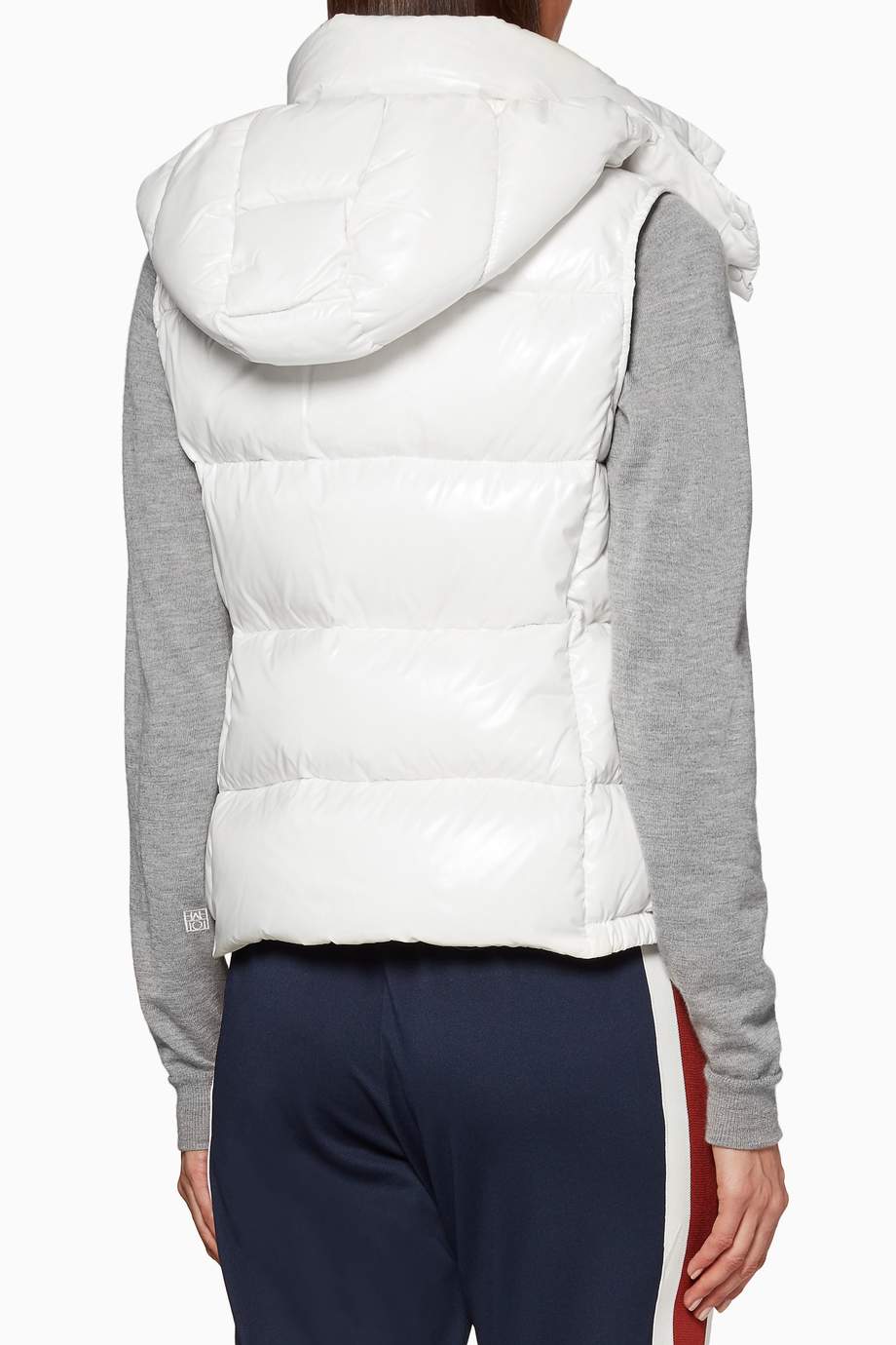 Shop Moncler White White Moncler Galene Quilted Gilet for Women Ounass UAE