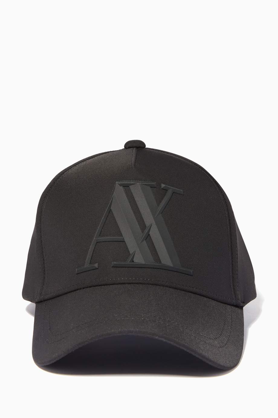Shop Armani Exchange Black Black Roman Cap for Men | Ounass UAE