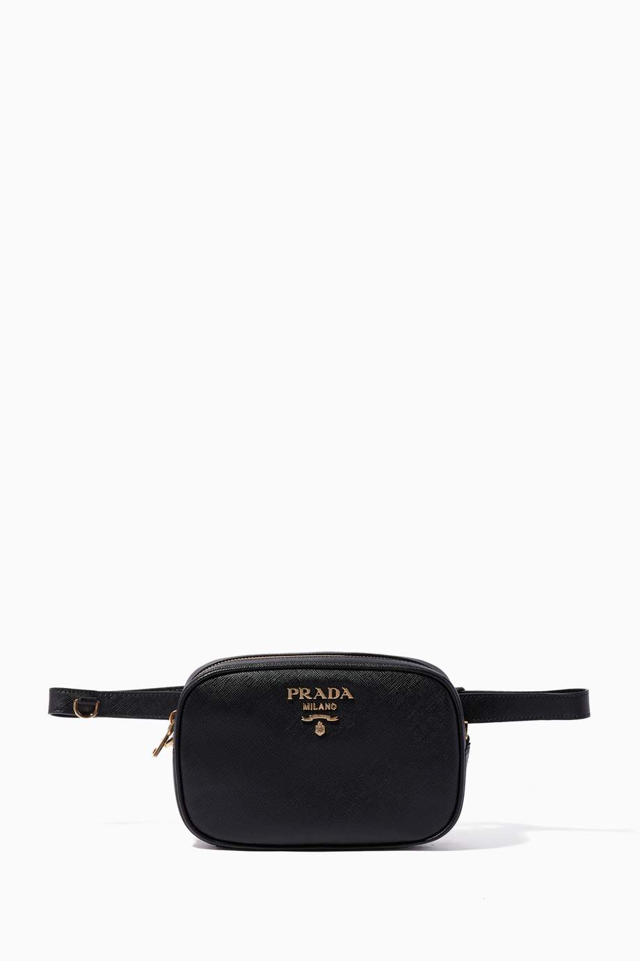 prada black leather