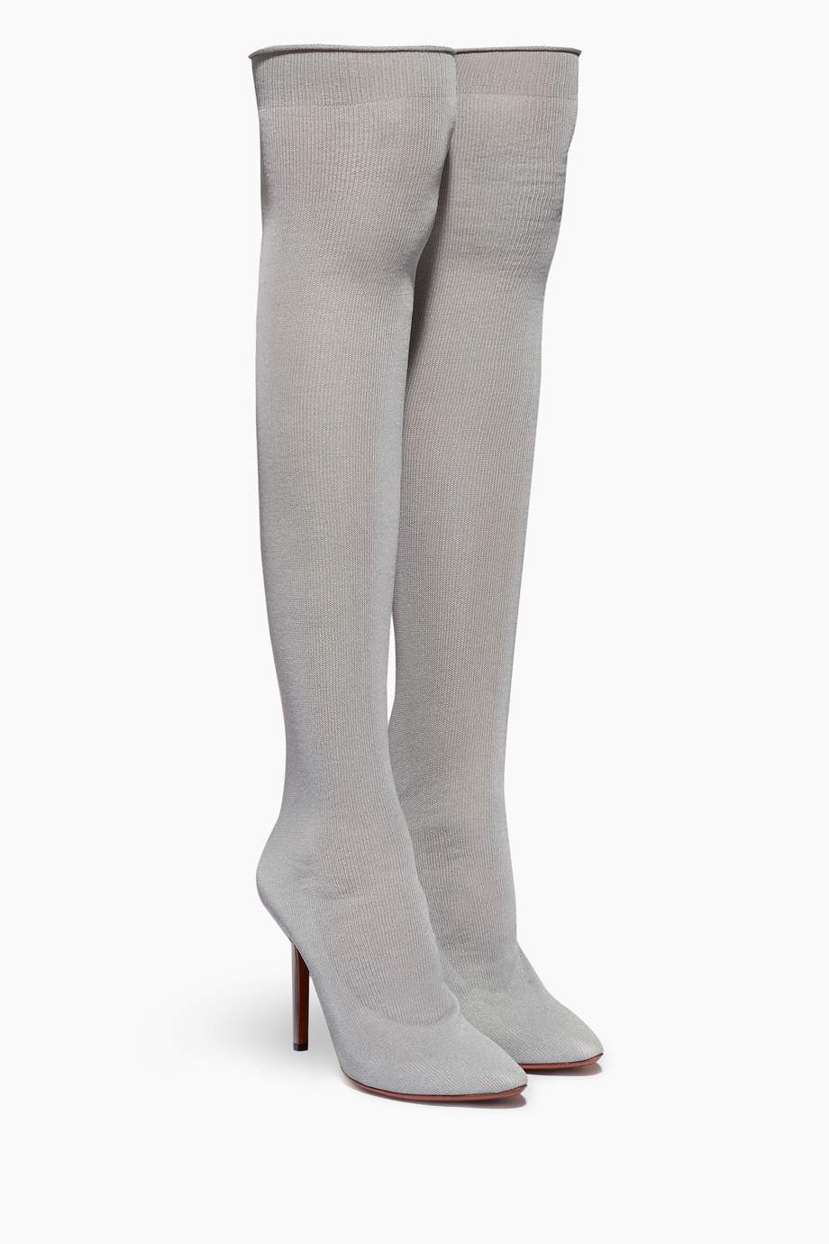 reflective knee high boots