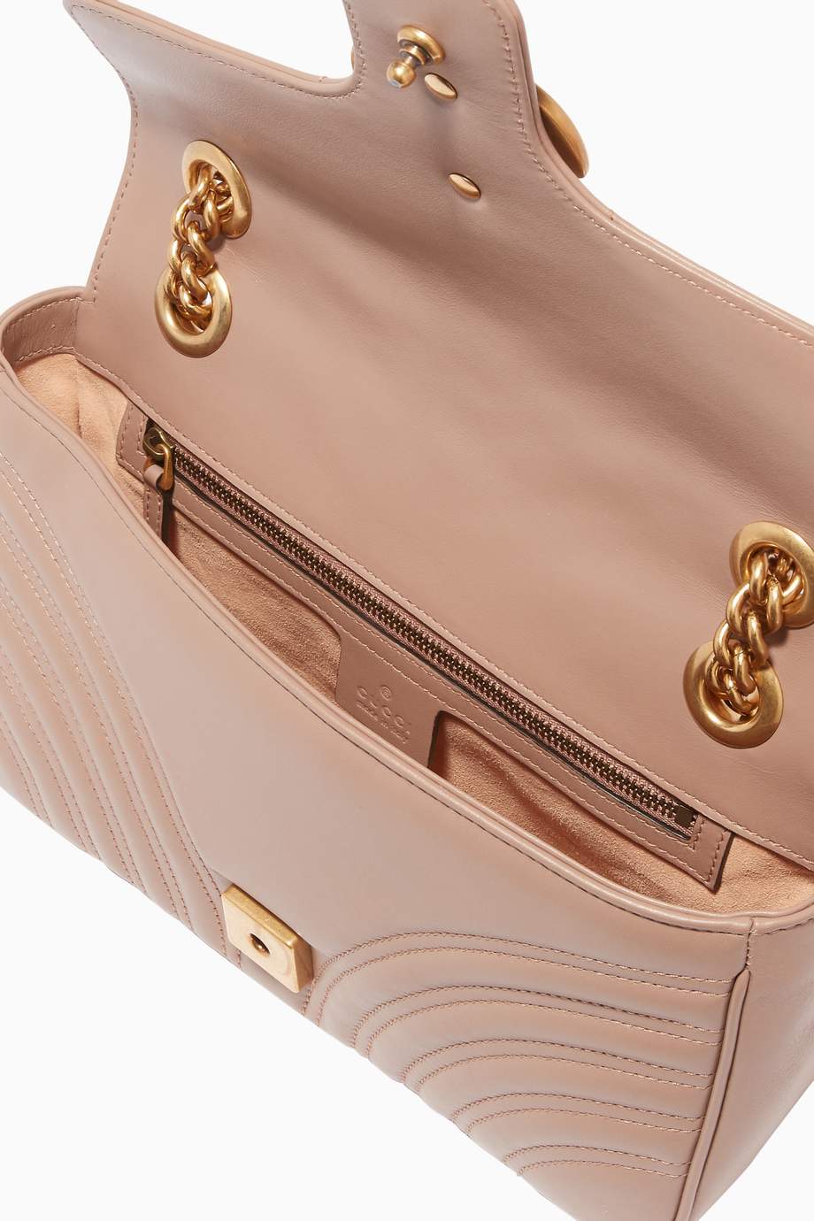gg marmont matelassé mini bag dusty pink