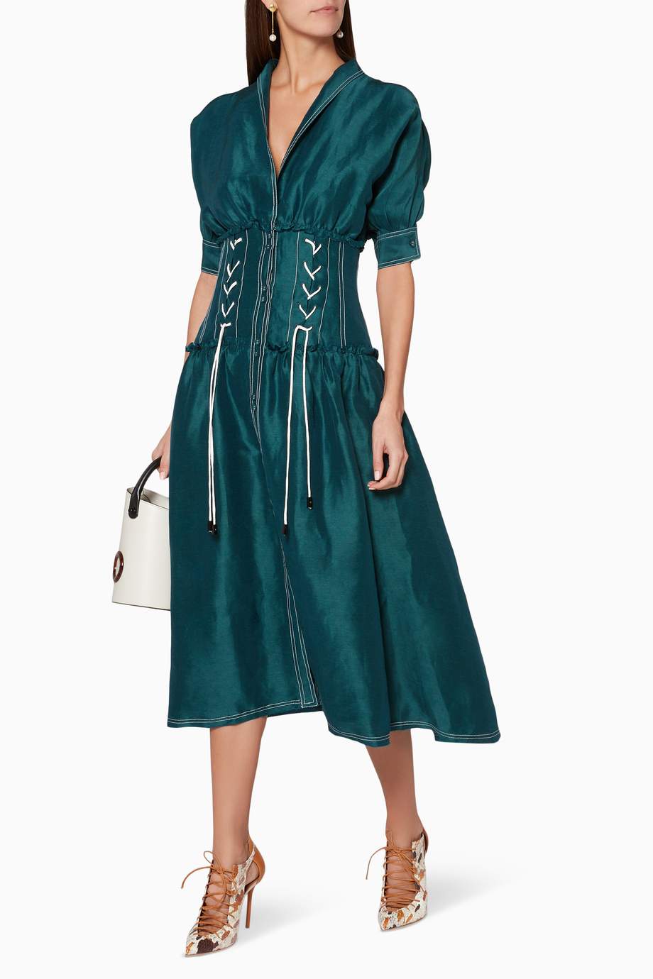 aje tee tie dress