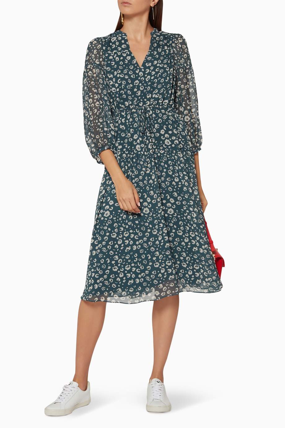 whistles cheetah dress