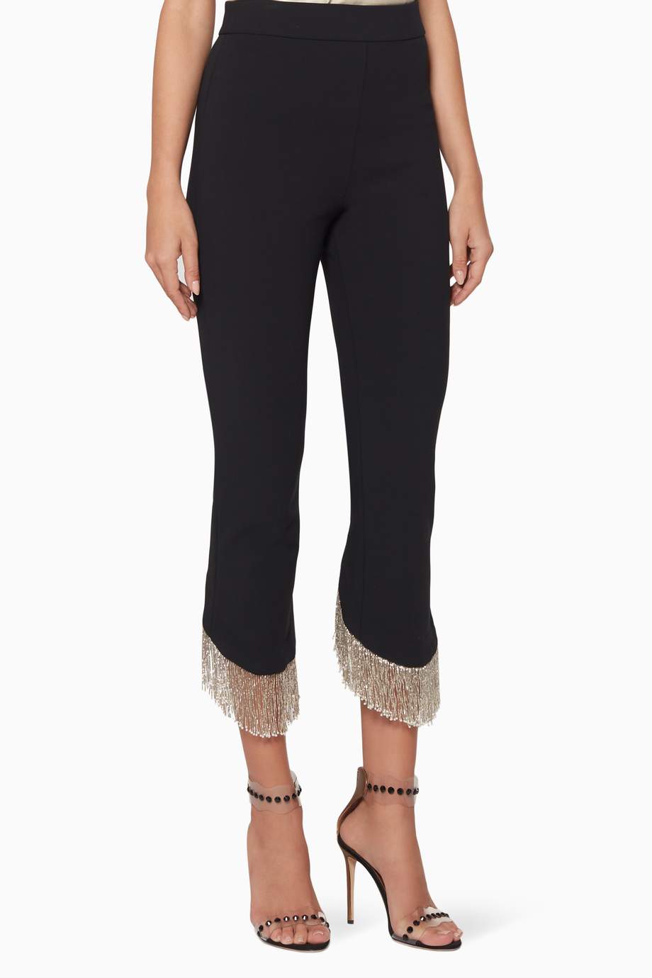 fringe jogger pants