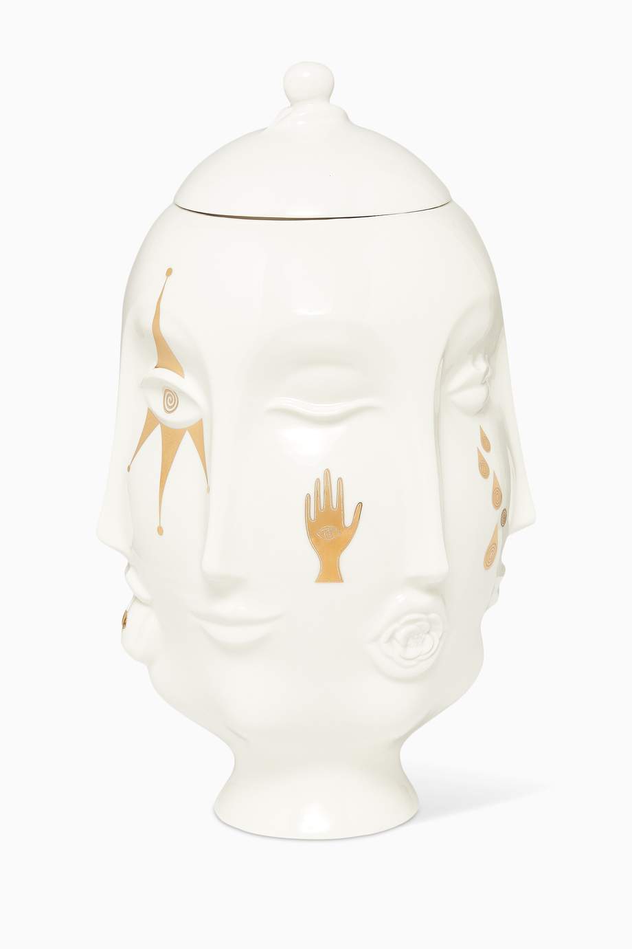 Shop Jonathan Adler Multicolour Lidded Frida Vase for Women Ounass UAE