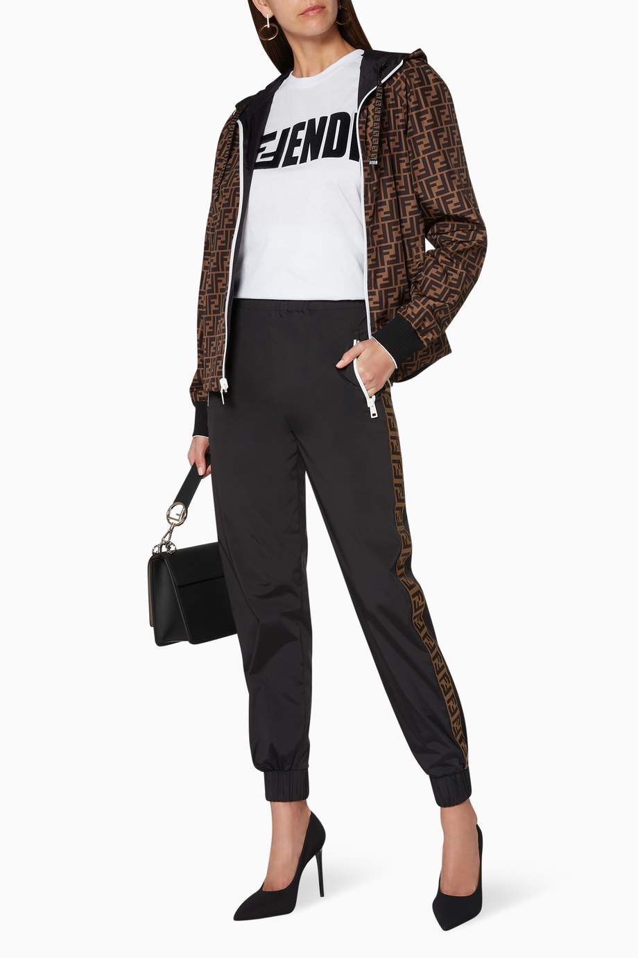 monogram track pants