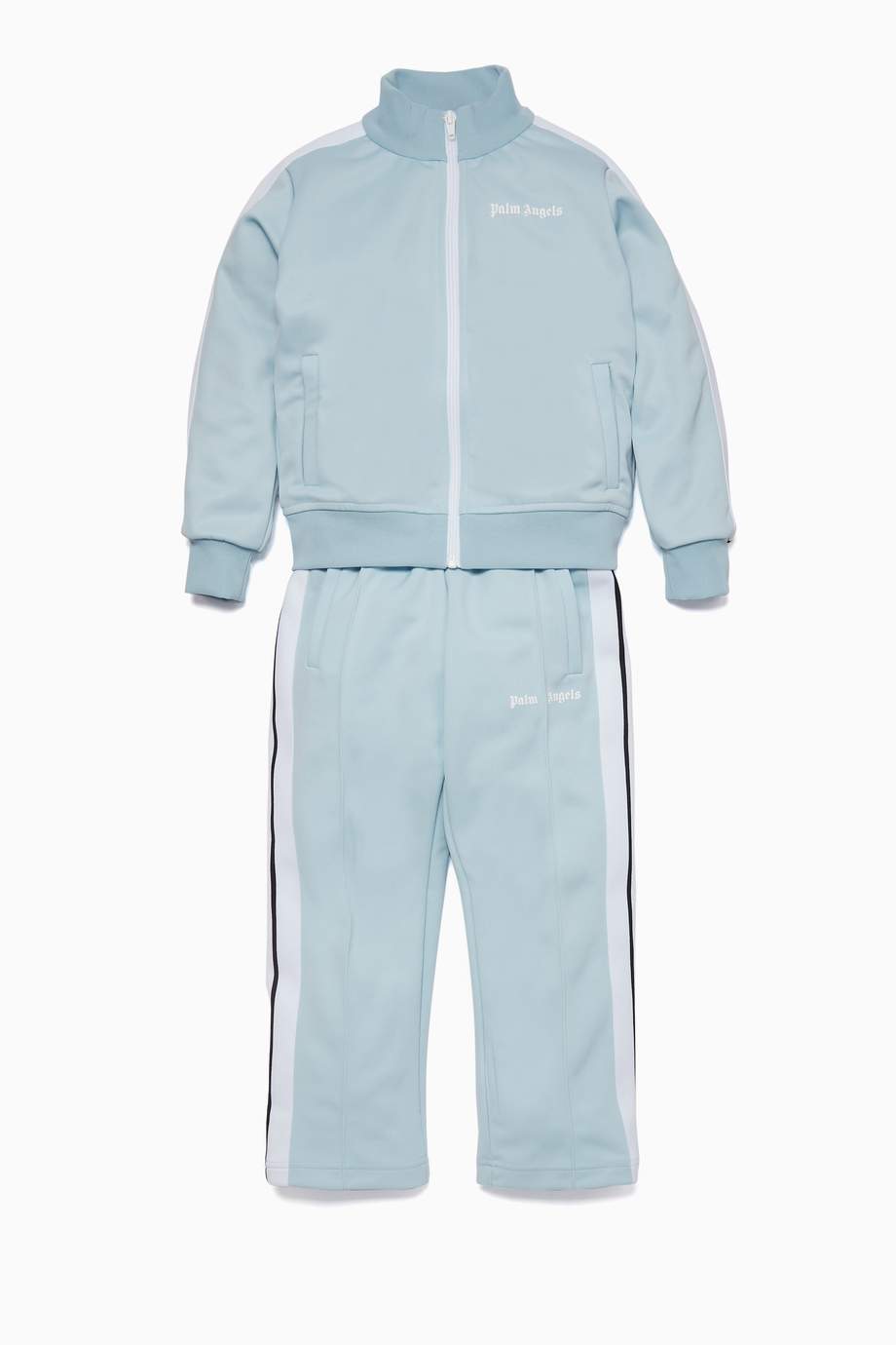 Shop Palm Angels Blue LightBlue Classic Track Pants for Kids Ounass UAE