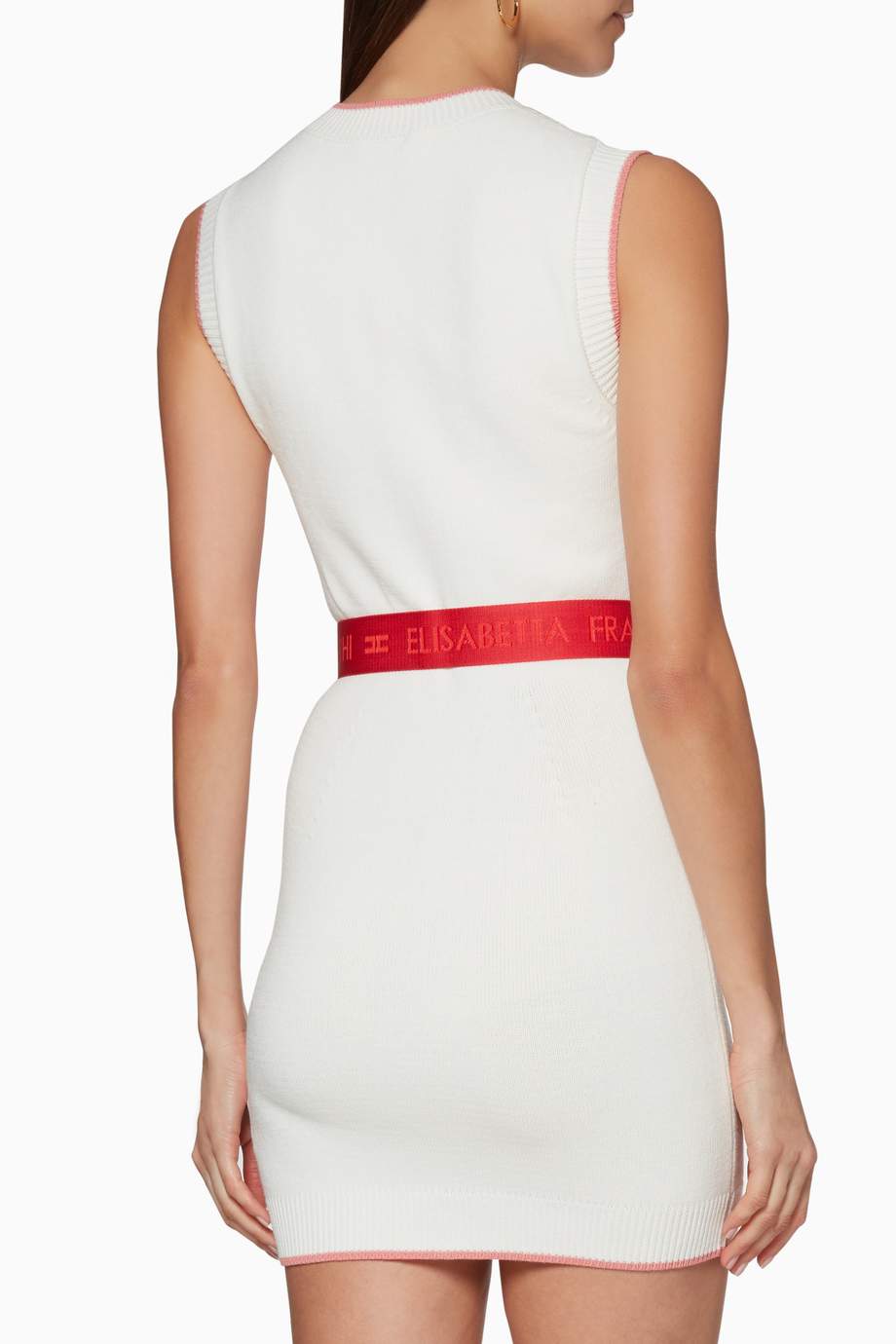 elisabetta franchi white dress