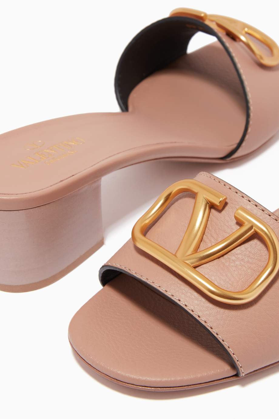 valentino vlogo sandals clear