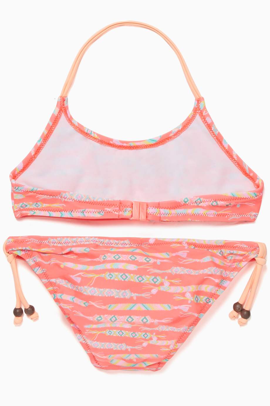 Shop Sunuva Pink Friendship Bracelet Bikini Set for Kids Ounass UAE