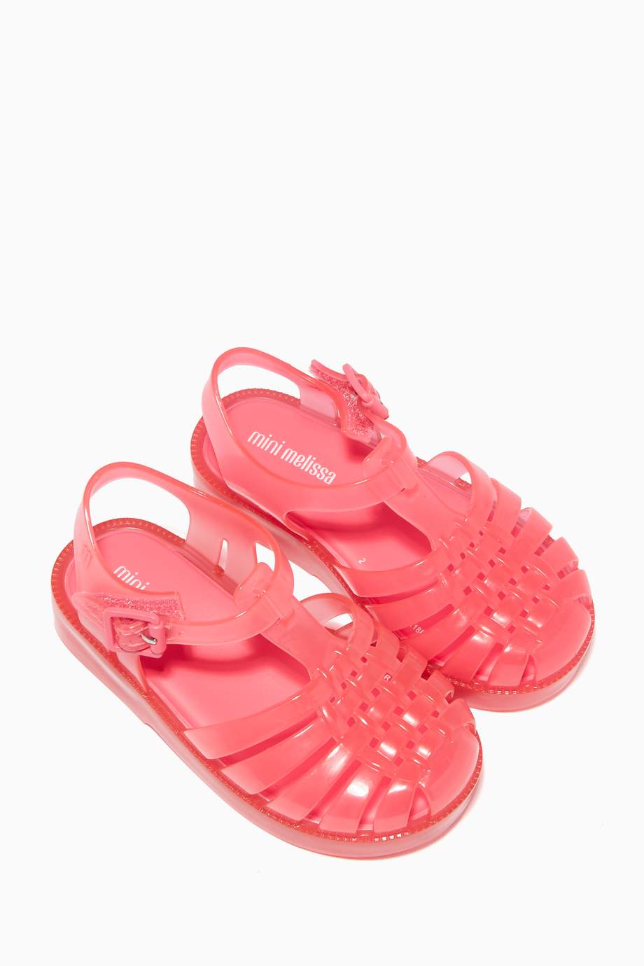 Shop Mini Melissa Pink Possession Classic Jelly Sandals for Kids