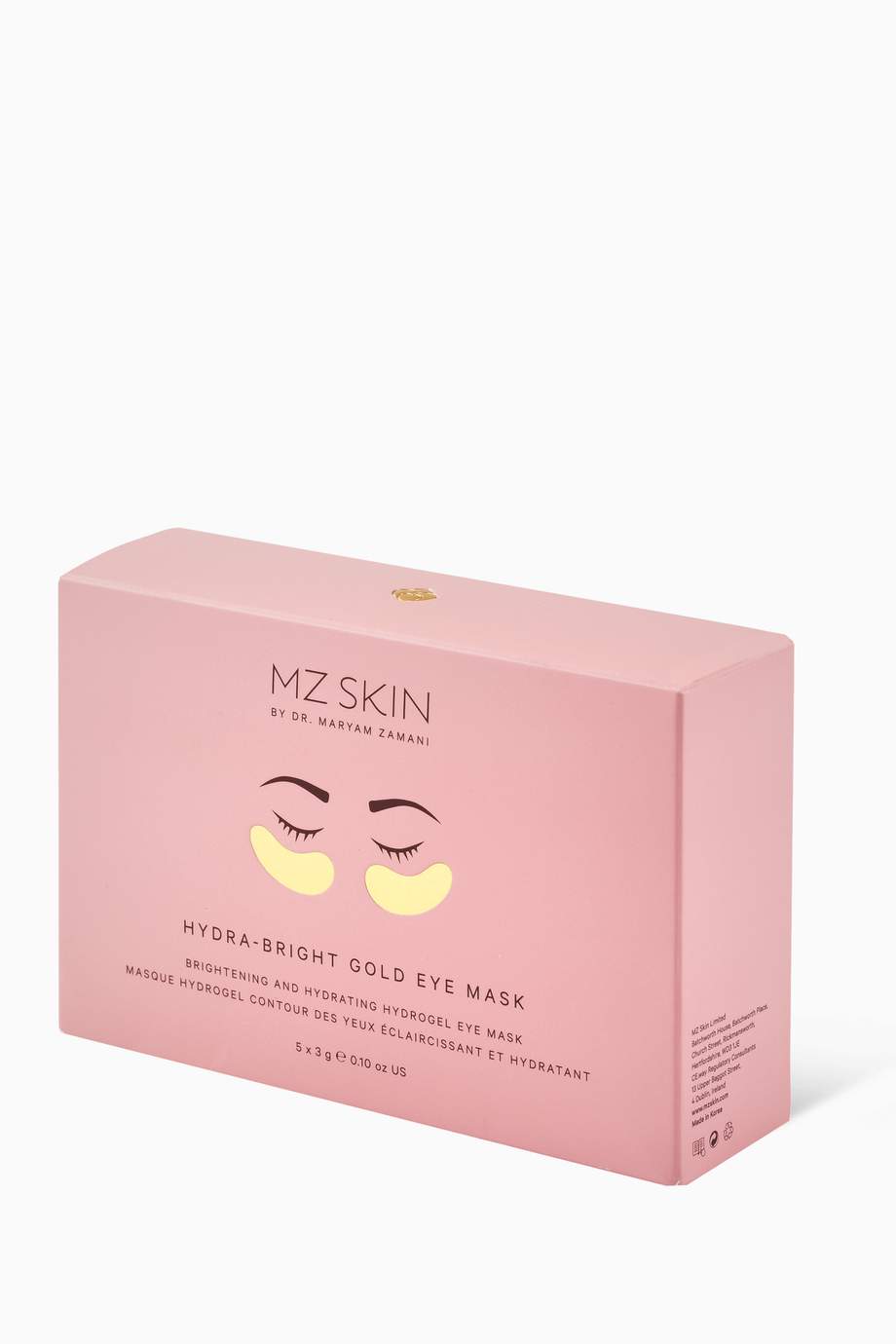 Shop MZ Skin Multicolour HydraBright Golden Eye Treatment Mask, Set of