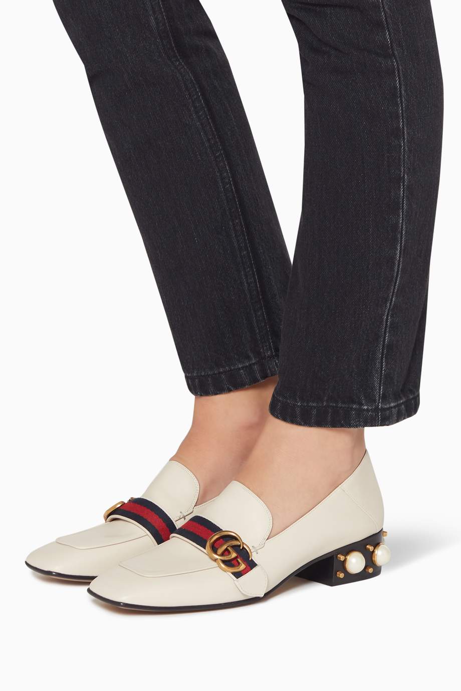 gucci peyton pearl pump