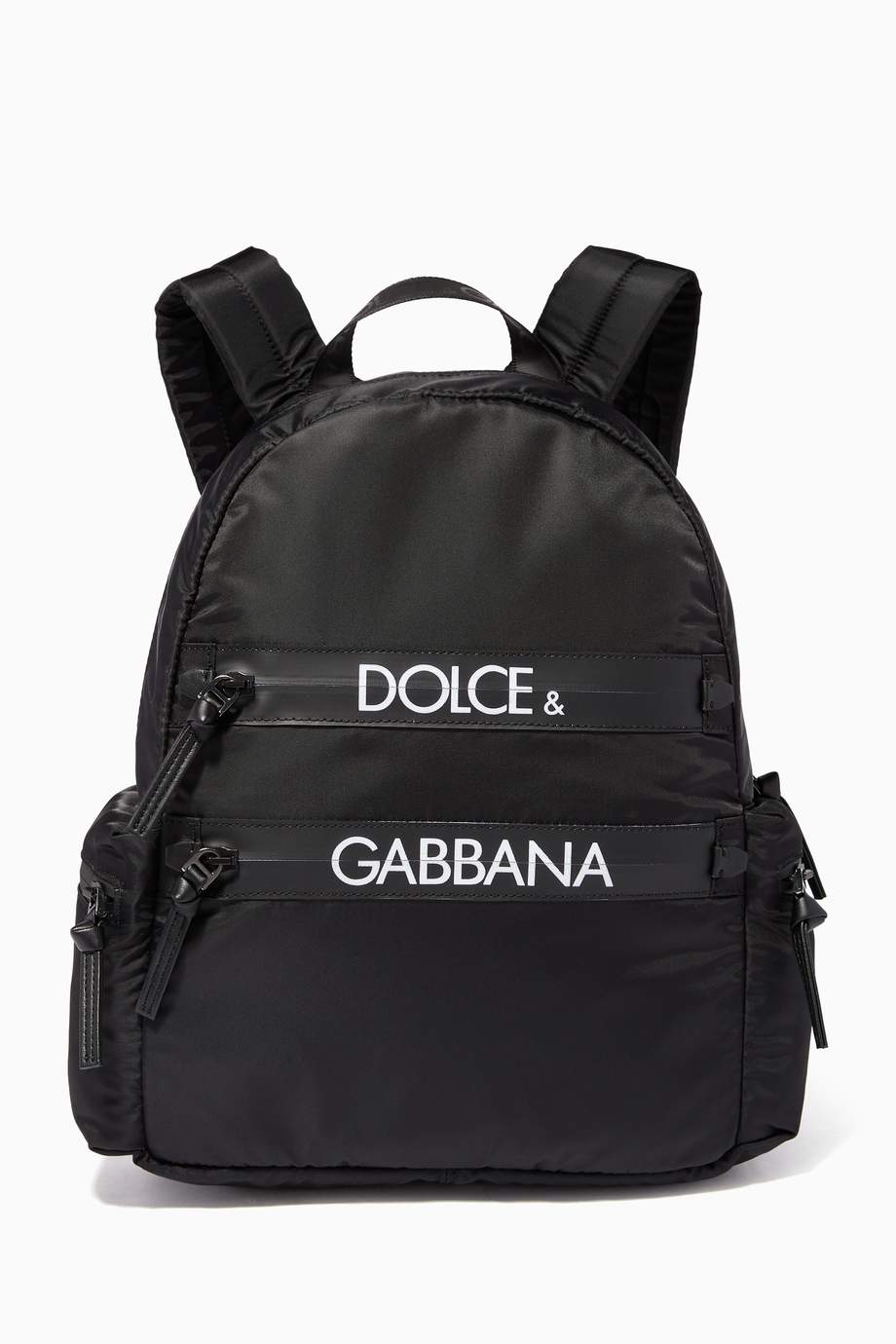 Shop Dolce & Gabbana Black D&G Logo Backpack for Kids | Ounass UAE