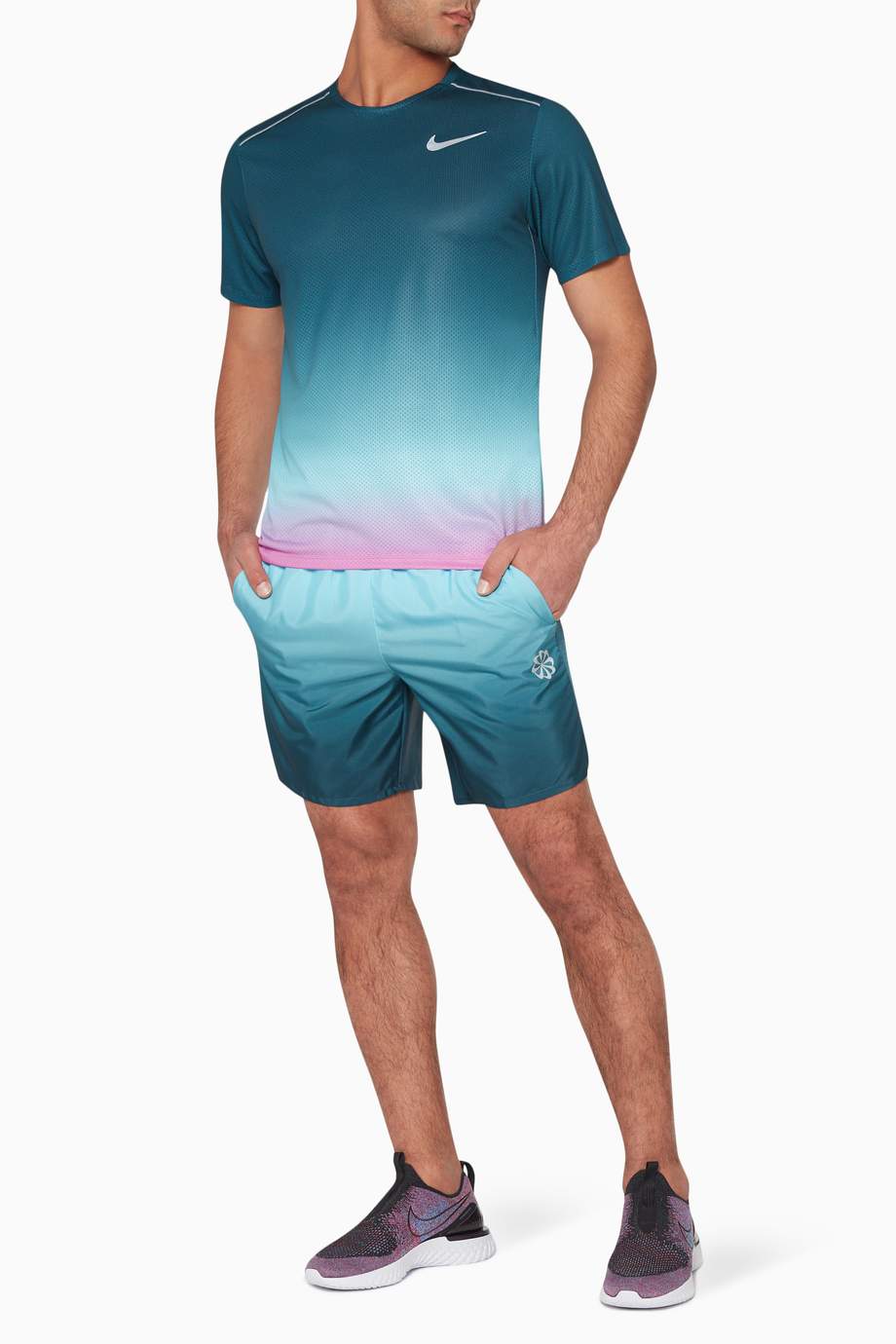 ombre dri fit shirts
