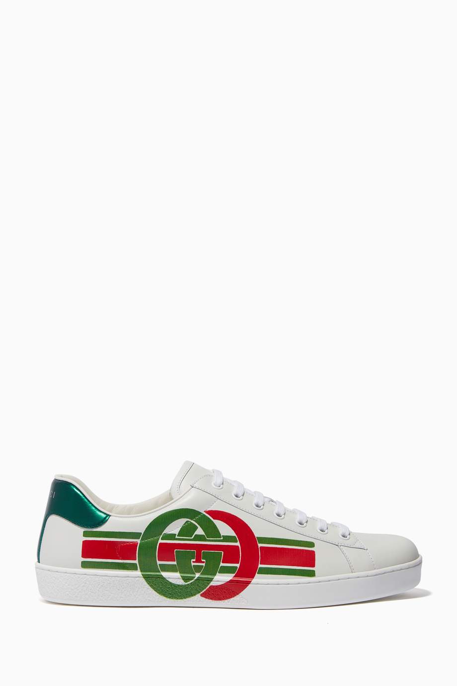 gucci ace interlocking g leather sneaker