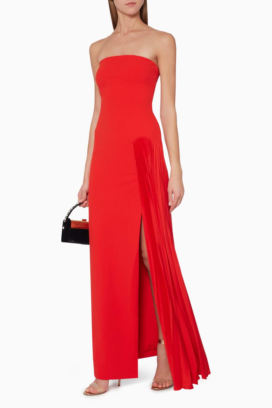 Shop Solace London Red Dolly Maxi Dress for Women | Ounass UAE
